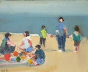 Image of Daisy Hardcastle   'York oil painter,   His plein-air landscapes and seascapes are increasin