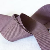 Image of Petersham Ribbon by the yard | Assort. Widths | Charcoal