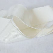 Image of Petersham Ribbon by the yard | Assort. Widths | Cream
