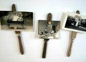 Image of Vintage Knife Silverware Picture Holders