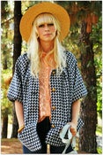 Image of Houndstooth Swing Coat