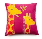 Image of Giraffe Safari Kids Cushion Cover