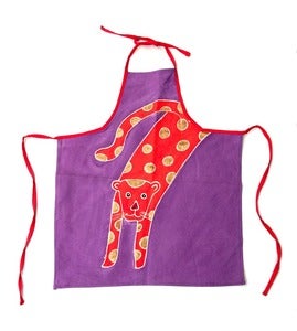 Image of Gold Spotted Leopard Kids Apron