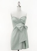 Image of Judith March Green Seersucker Bow Dress