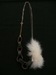 Image of leather chain & fur necklace