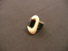 Image of bone & leather ring