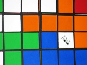 Image of 6 Cubes By Invader (Orange/Blue)