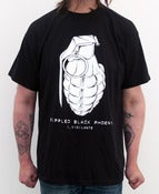Image of CRIPPLED BLACK PHOENIX hand grenade 'I VIGILANTE' design1 shirt