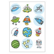 Image of To Infinity Space Boy Stickers
