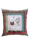 Image of Nora's Hens Pillow pattern