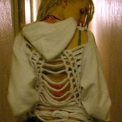 Image of Dirty Monkey Slash Back Hoodie