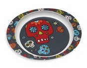 Image of Dia De Los Muertos Kiddie Plate