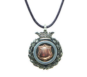 Image of Sterling Watch Fob Necklace 
