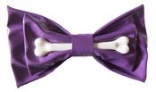 Image of Large PVC bone bow hair clip - Various colours!