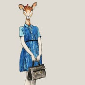 Image of le robe leue print