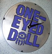 Image of One-Eyed Doll x DM - LOGO Record Clocks