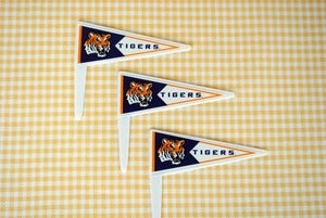 Image of LSU Pennant Cupcake Topper- 12