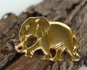 Image of Golden Elephant Brooch