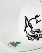 Image of Dirty Blackout - White 100% Wool