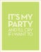 Image of It's My Party
