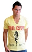 Image of "Sin City" Tee- Yellow (Vintage Collection)