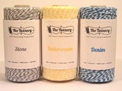 Image of  COLOR TRIO - 3 FULL SPOOLS - DENIM, BUTTERCREAM & STONE
