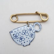 Image of Sketched Teacup Pin