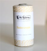 Image of Buttercream - Light Yellow & White Eco-Luxe Baker's Twine