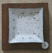 Image of Enamel Dream A Little Dream Mounted Square Plate
