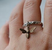 Image of Just Bee Charm Ring