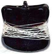 Image of Black scribble purse