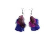 Image of Multi color earrings with crystal beads