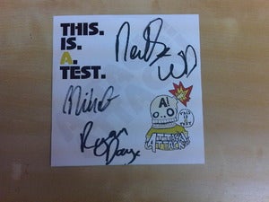 Image of This is a test CD single SIGNED