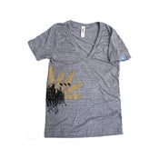 Image of Golden City  V-Neck Shirt UNISEX