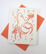 Image of Octo-pie Octopus Card