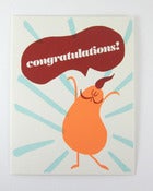 Image of Congratulations bean card