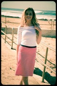 Image of The Getaway Skirt red stripe by Miss Fancypants SALE $55