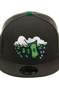 Image of "MAKE IT RAIN" Fitted Cap