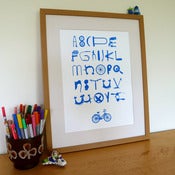 Image of Biketype Print