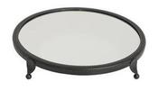Image of Round Mirrored Glass Tray