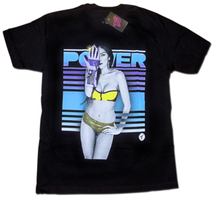 Image of T.I.T.S. X HYPER CRUSH "Power" BLACK TEE (Mens)