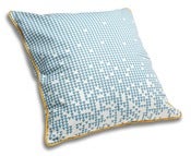 Image of Blue & Clementine Cushion