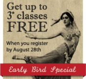 Image of BOTH Bellydance Fundamentals I & II - Early Bird Registration