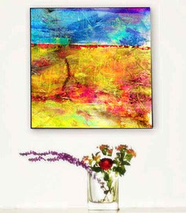 Image of ♥Abstract Retro Art Canvas-Horizon♥