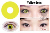 Image of Scary Solid Yellow Contact Cosplay Lens