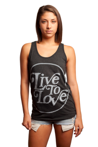 Image of Black Circle Logo Tank Top
