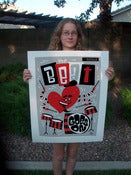 Image of The Beat Goes On silver poster