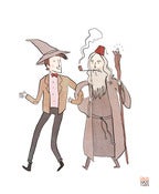 Image of Gandalf and Space Gandalf Bros