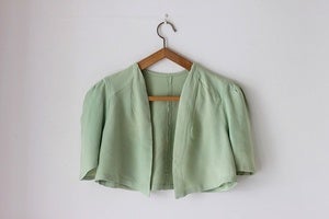 Image of NEW! 1930/40s crepe bolero {SOLD}
