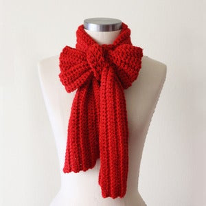 Image of Casual Scarf in Cardinal